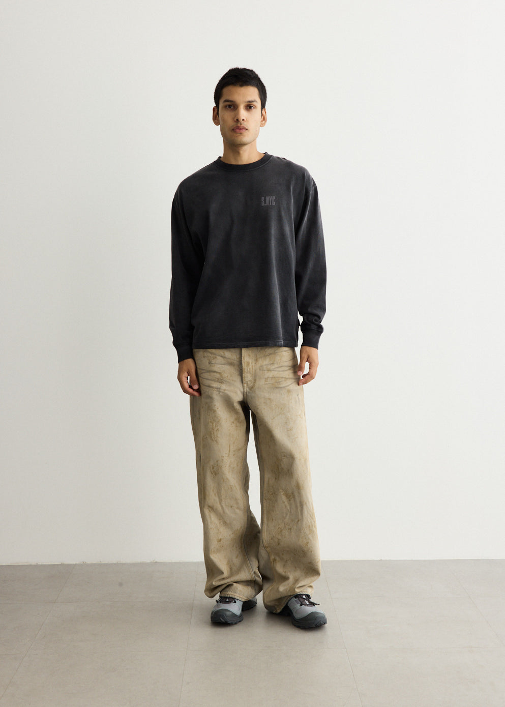 Collegiate Printed Long Sleeve T-Shirt