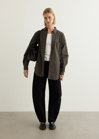 Relaxed Poplin Shirt