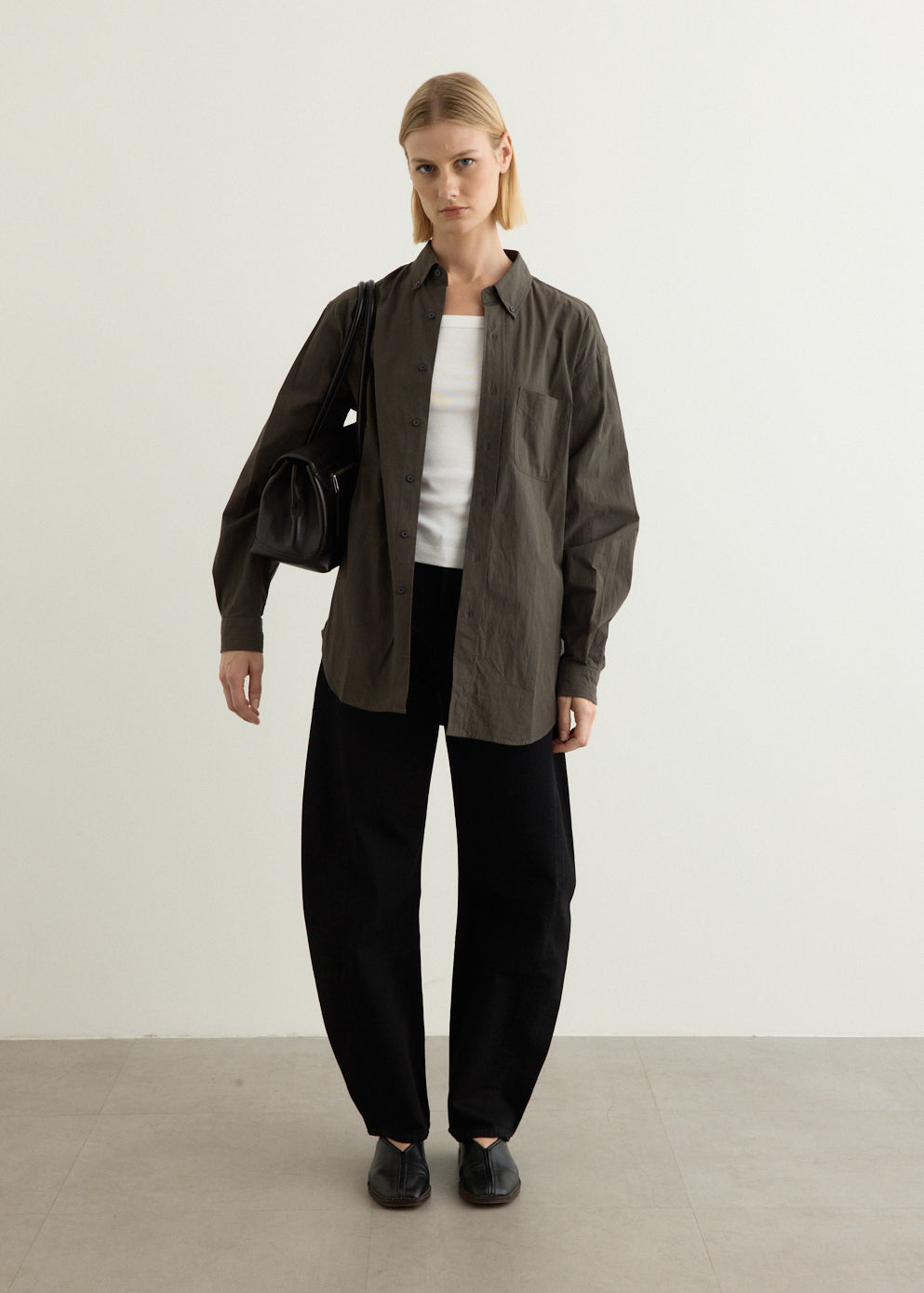 Relaxed Poplin Shirt