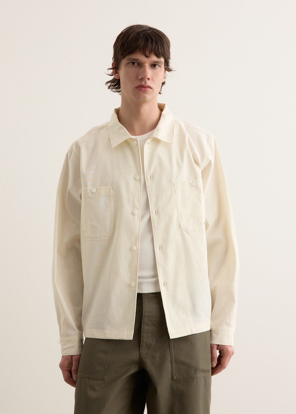 Life Chambray Long Sleeve Painters Shirt