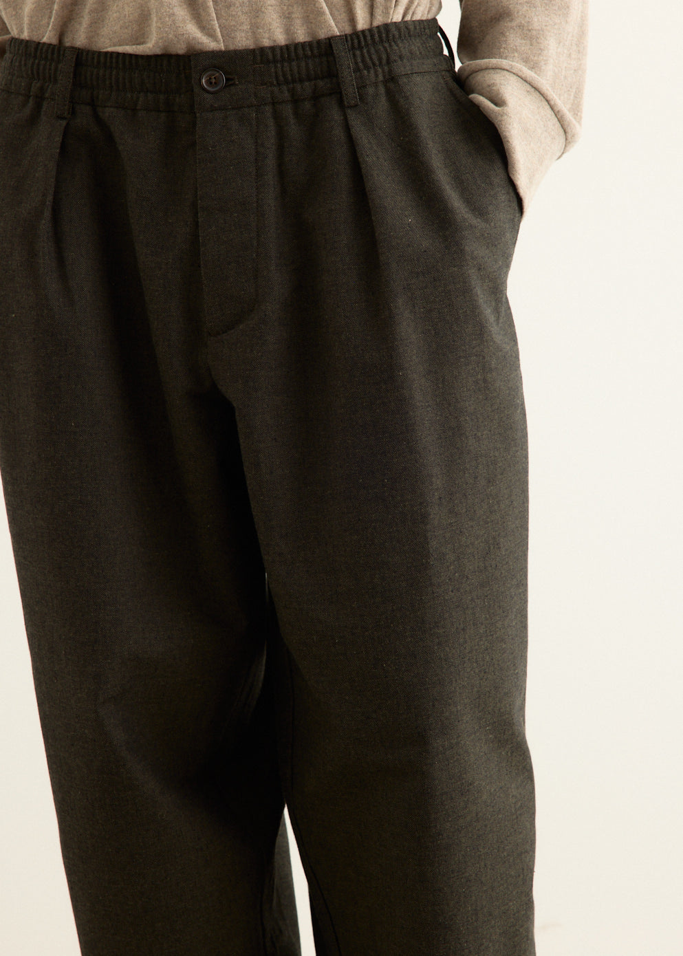 Pleated Track Pants