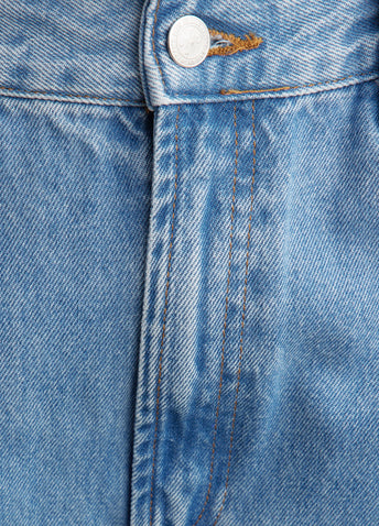 Relaxed Raw Edge Jeans