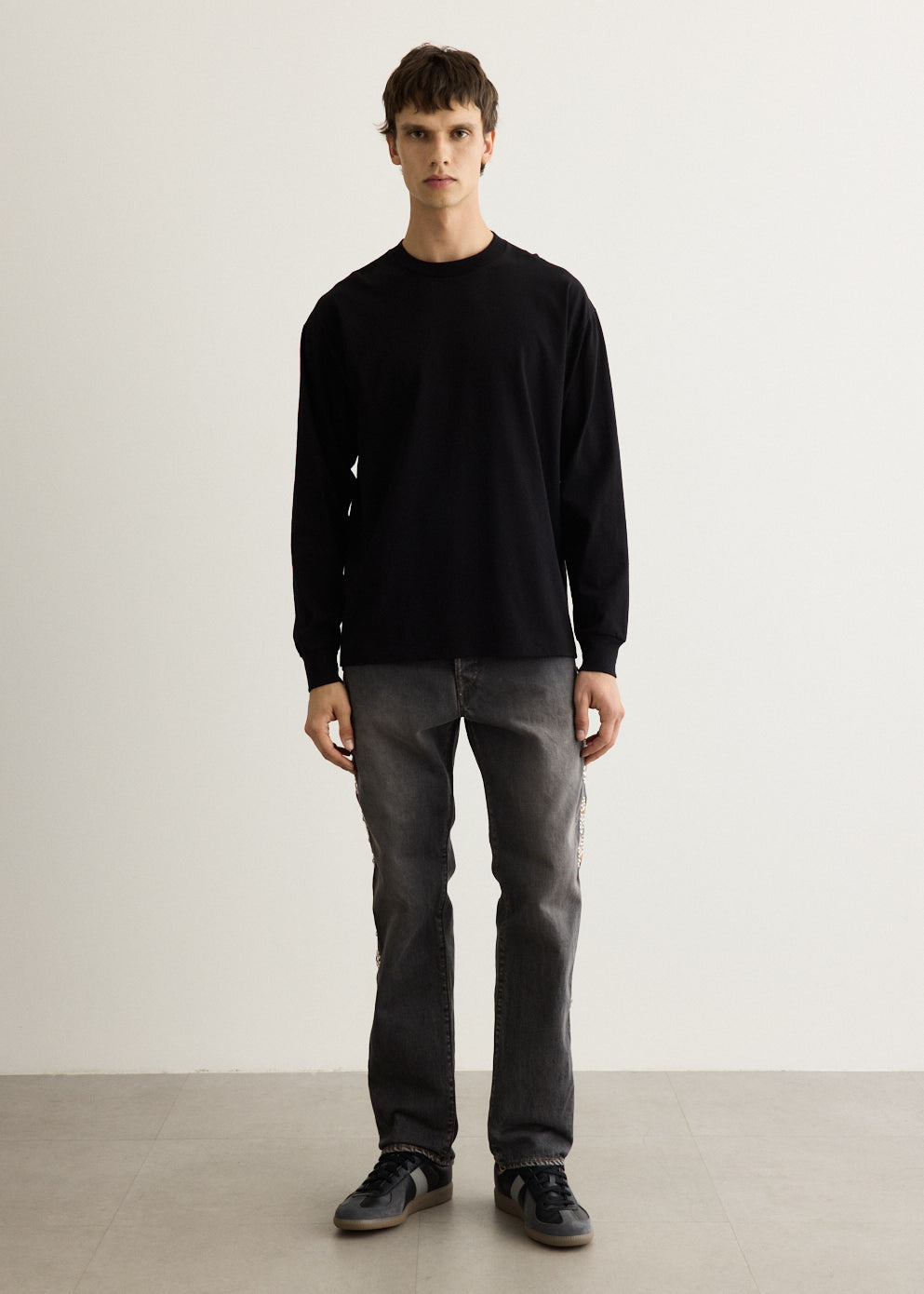 14oz BLK Denim 5P MONKEY CISCO (STUDS)