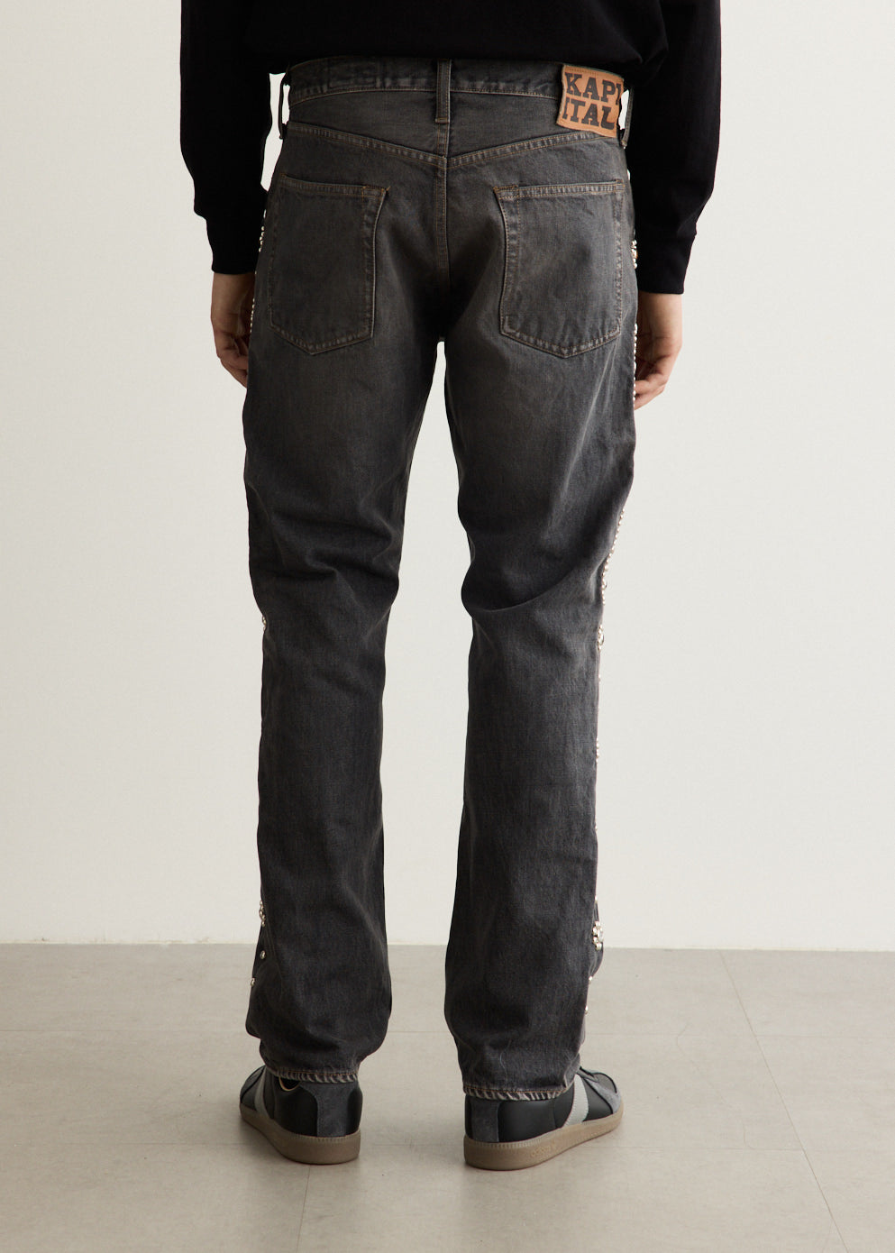 14oz BLK Denim 5P MONKEY CISCO (STUDS)