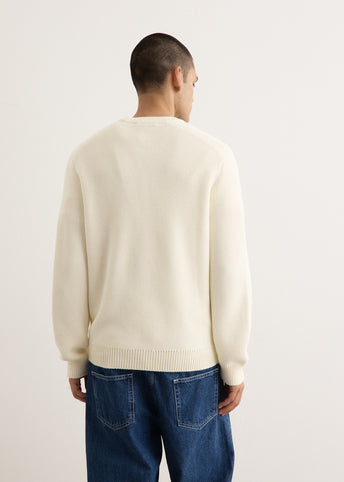 Varsity Embroidered Mesh Jumper