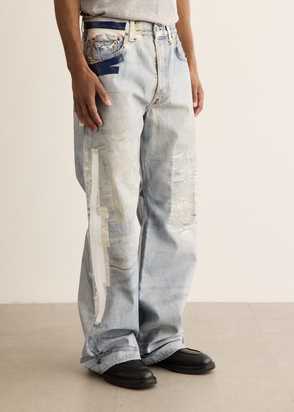 2021 Trompe-L'œil Tape Jeans