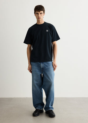 Regular Fit Garment Dyed Compass T-Shirt