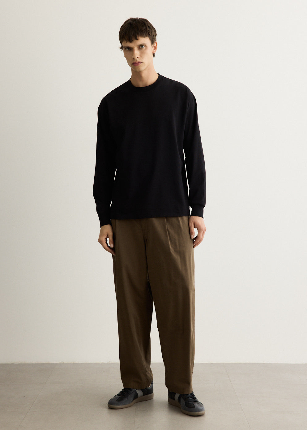 Cotton Jersey Long-Sleeve T-Shirt