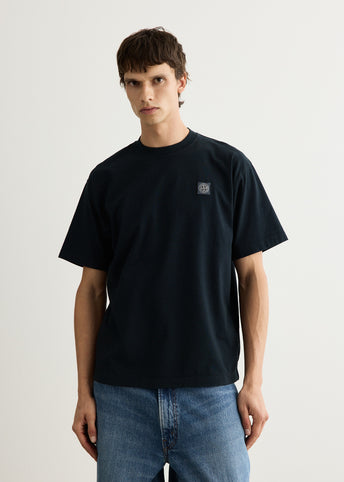 Regular Fit Garment Dyed Compass T-Shirt