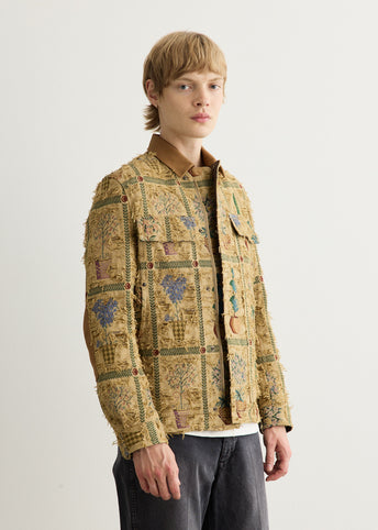 Gobelin Weave Jacquard Jacket