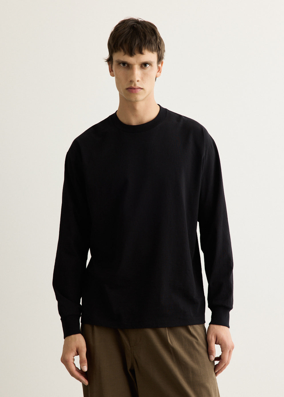 Cotton Jersey Long-Sleeve T-Shirt