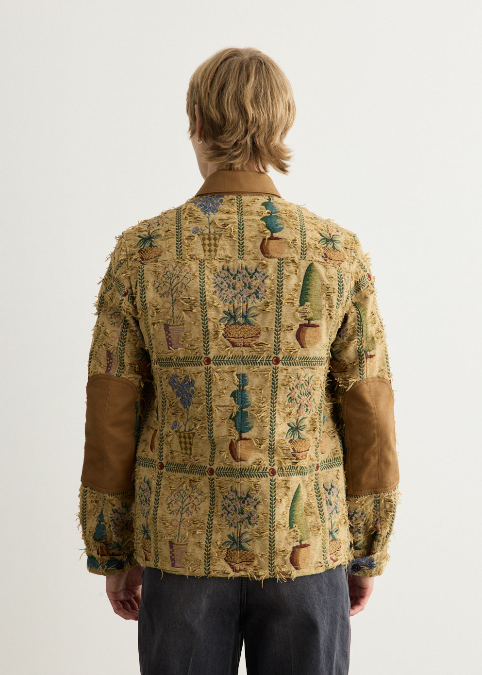 Gobelin Weave Jacquard Jacket