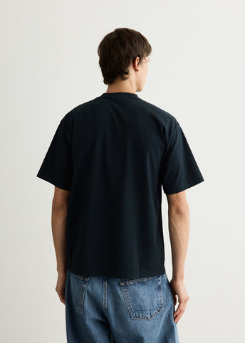 Regular Fit Garment Dyed Compass T-Shirt