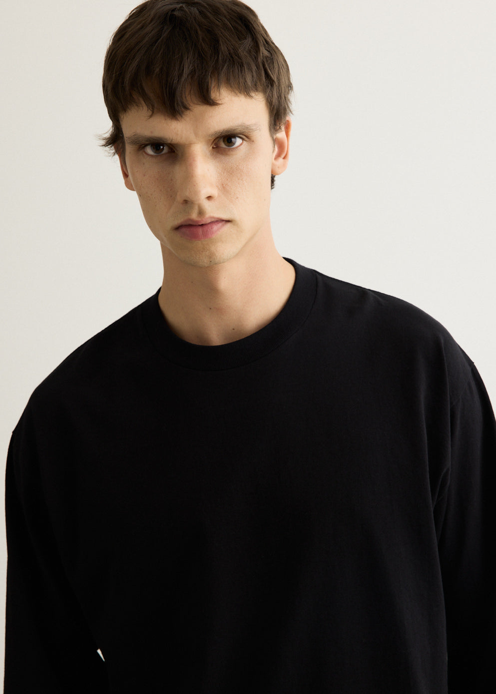 Cotton Jersey Long-Sleeve T-Shirt