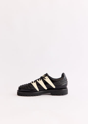 x Brain Dead Predator 'Black White' Sneakers