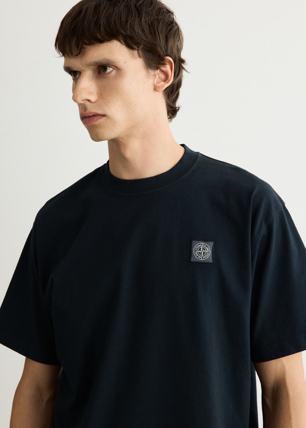 Regular Fit Garment Dyed Compass T-Shirt