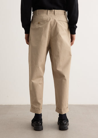2 Pleats Twill Pants