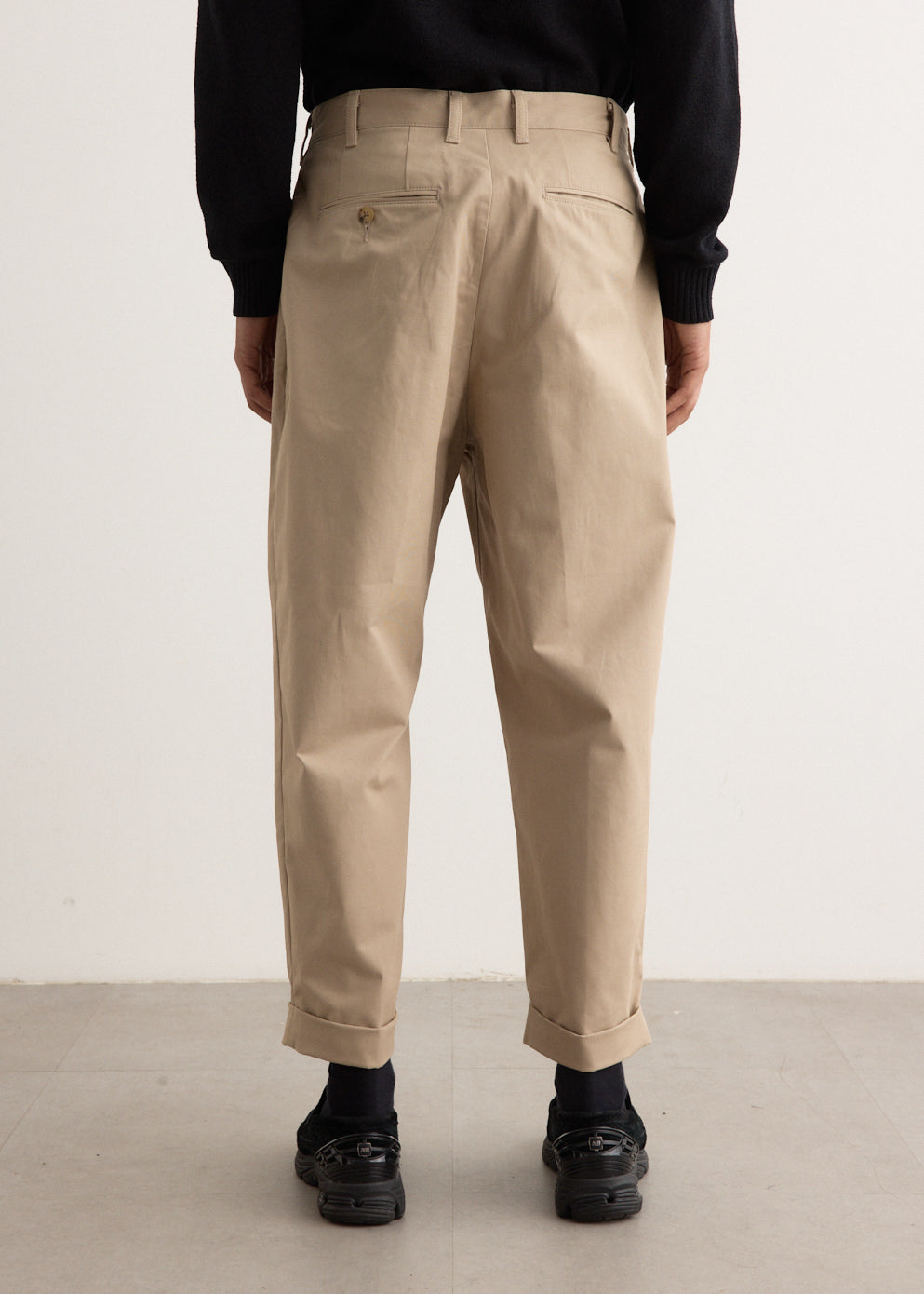 2 Pleats Twill Pants