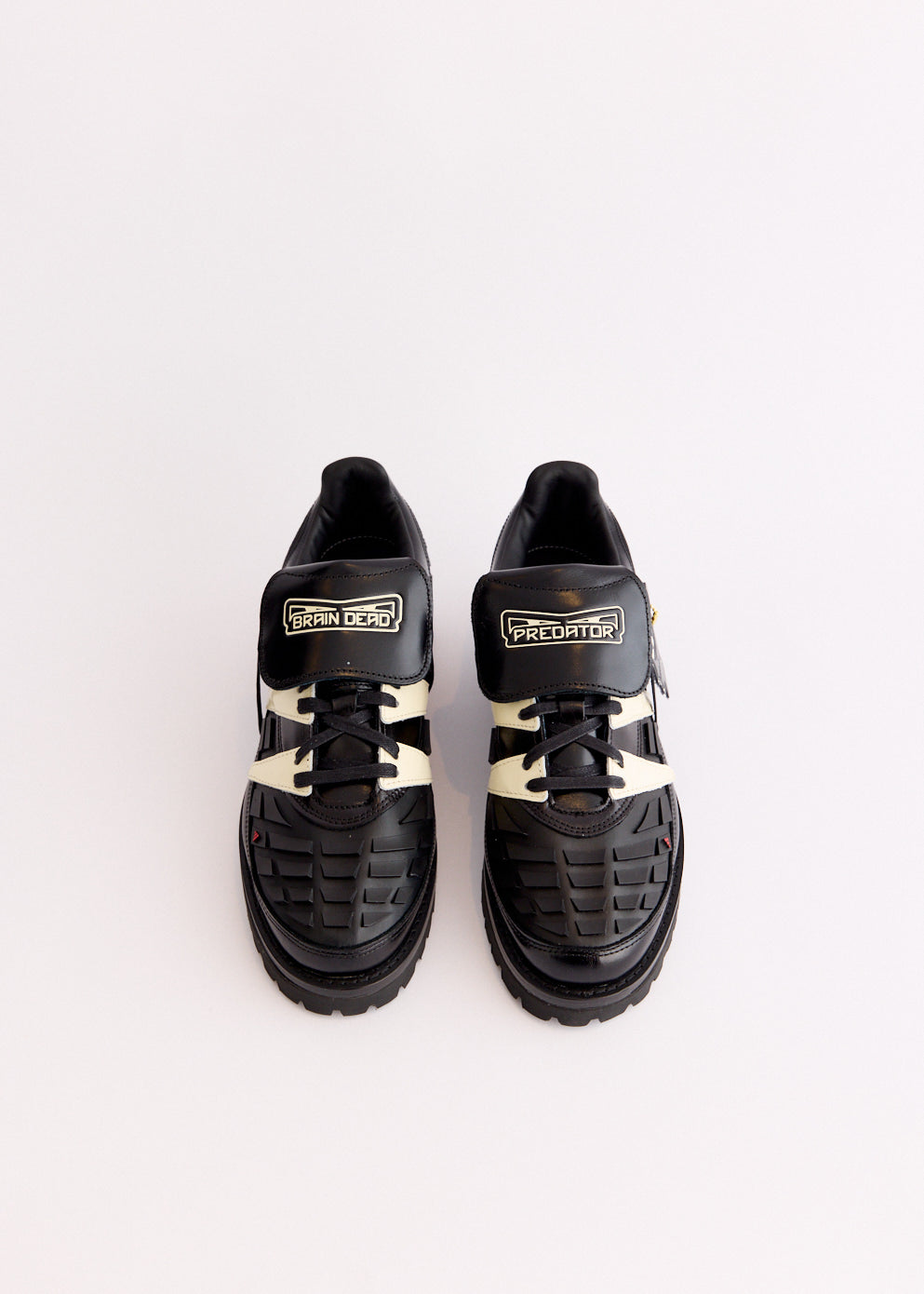 x Brain Dead Predator 'Black White' Sneakers