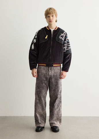 Velveteen SHAM-BOMBER Jacket (YUKON)