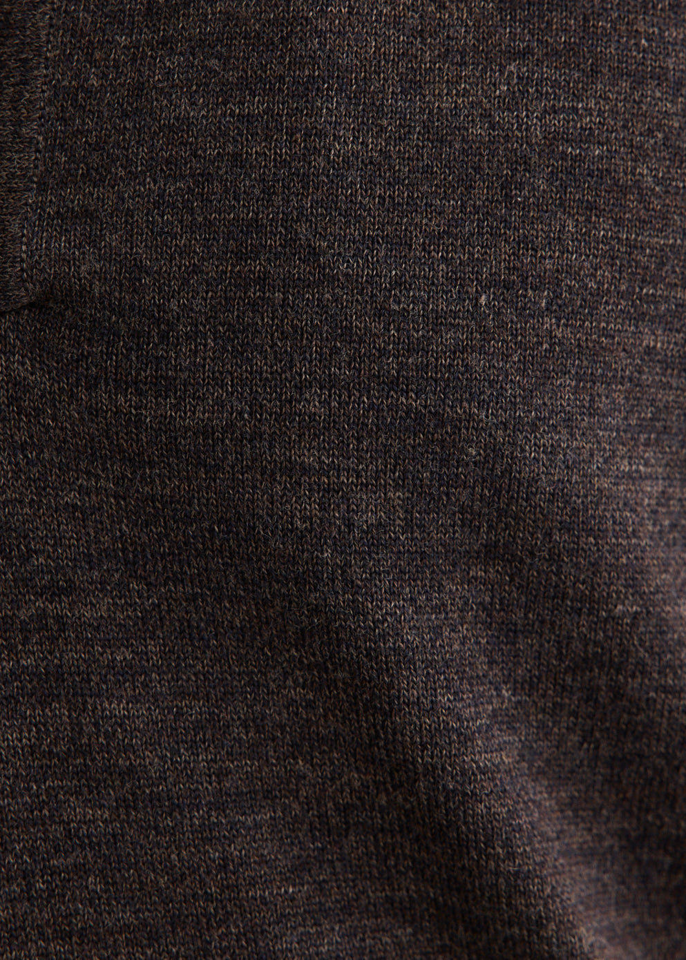 Long Sleeve Knitted Polo Top