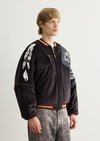 Velveteen SHAM-BOMBER Jacket (YUKON)