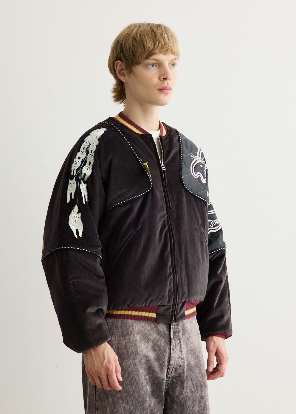 Velveteen SHAM-BOMBER Jacket (YUKON)