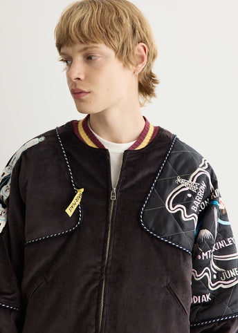 Velveteen SHAM-BOMBER Jacket (YUKON)