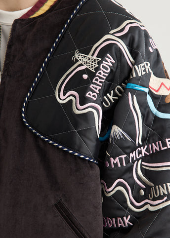Velveteen SHAM-BOMBER Jacket (YUKON)