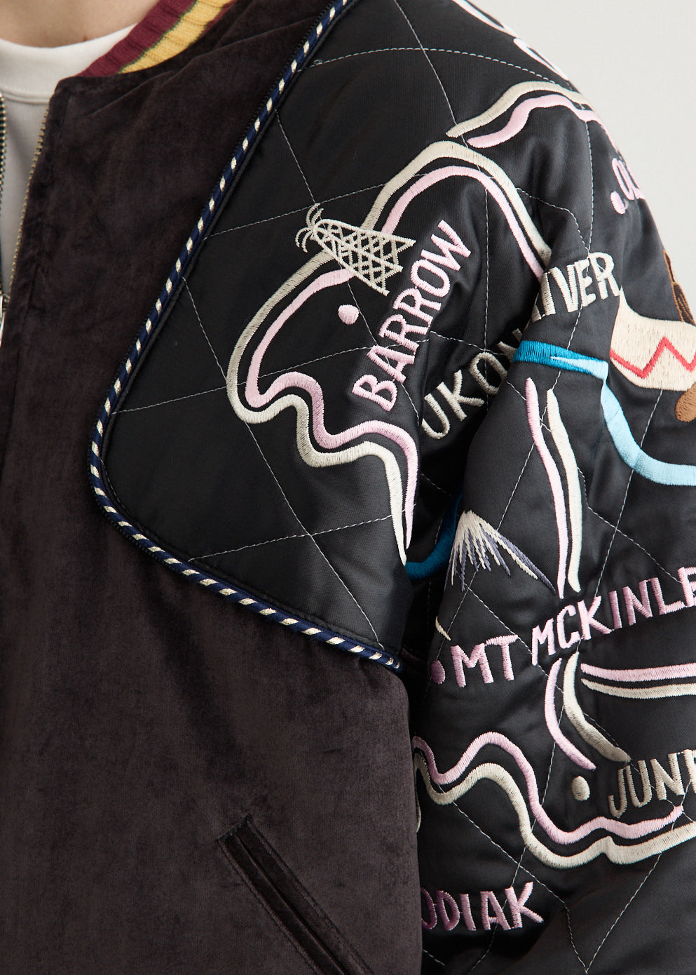 Velveteen SHAM-BOMBER Jacket (YUKON)
