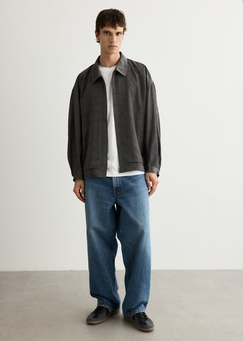 Pigment Print Zip Up Blouson