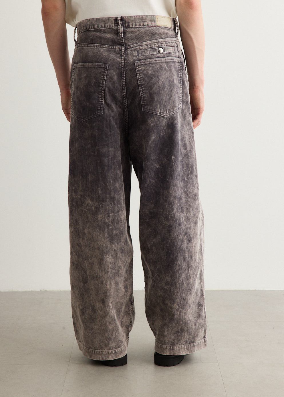 14W Corduroy BOOGIE-DAY PORT Baggy Pants (Dirty Dyed)
