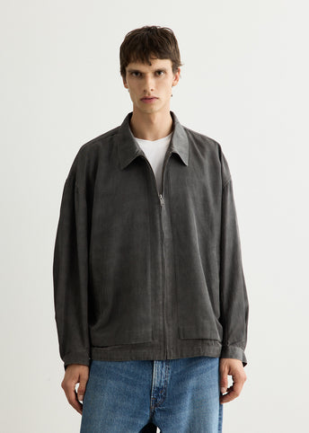 Pigment Print Zip Up Blouson