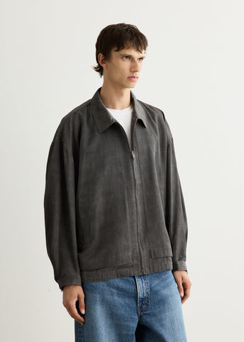 Pigment Print Zip Up Blouson