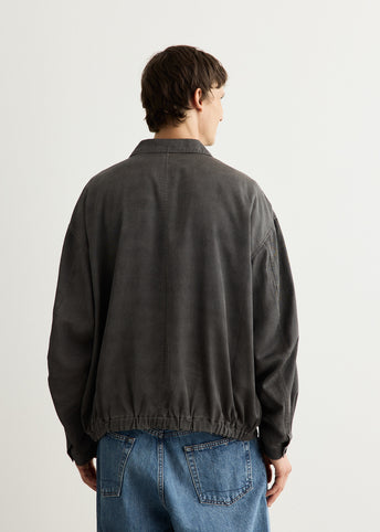 Pigment Print Zip Up Blouson