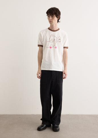 20/-Jersey RINGER T-Shirt 'Little Bear & Harmony'
