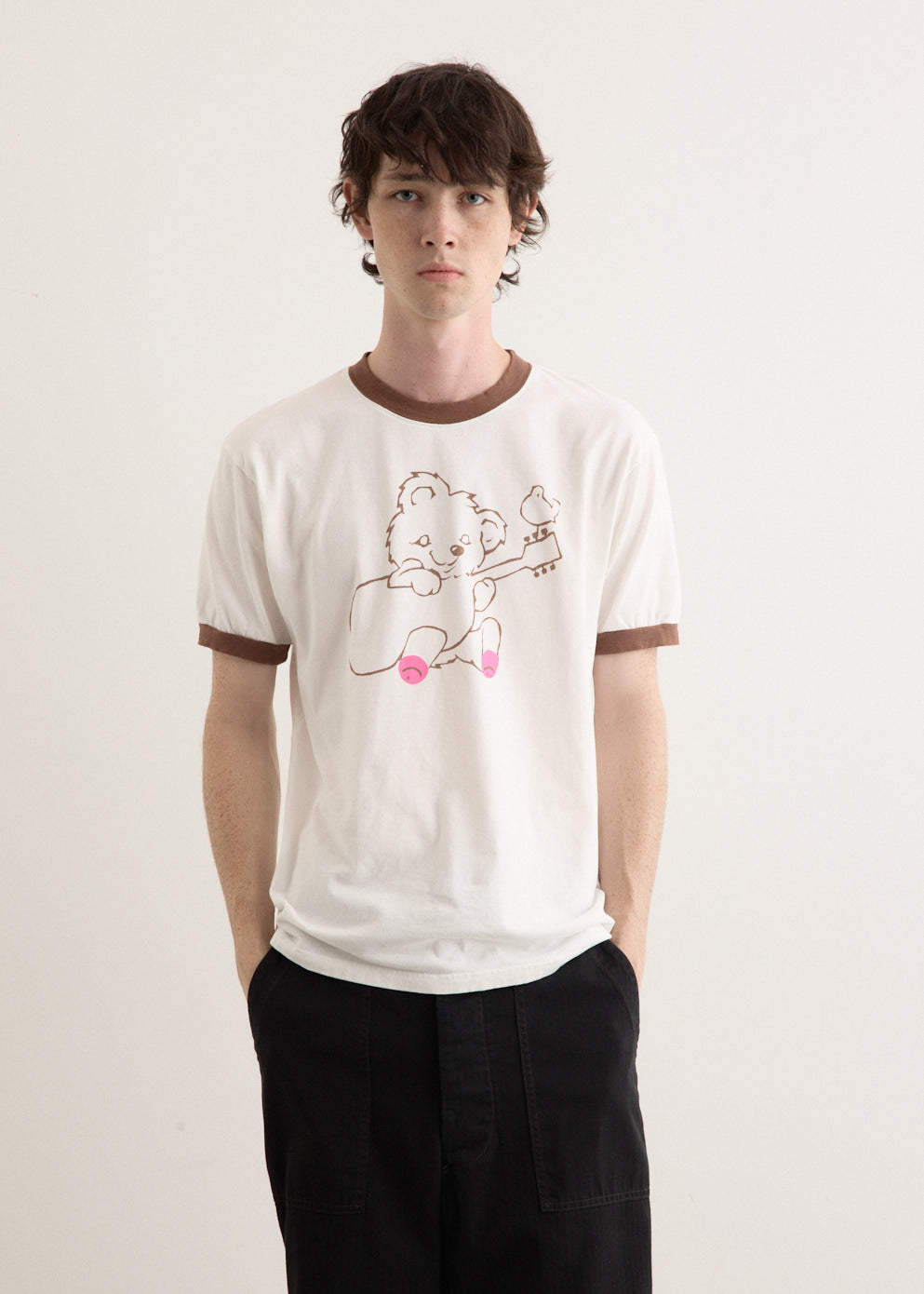 20/-Jersey RINGER T-Shirt 'Little Bear & Harmony'