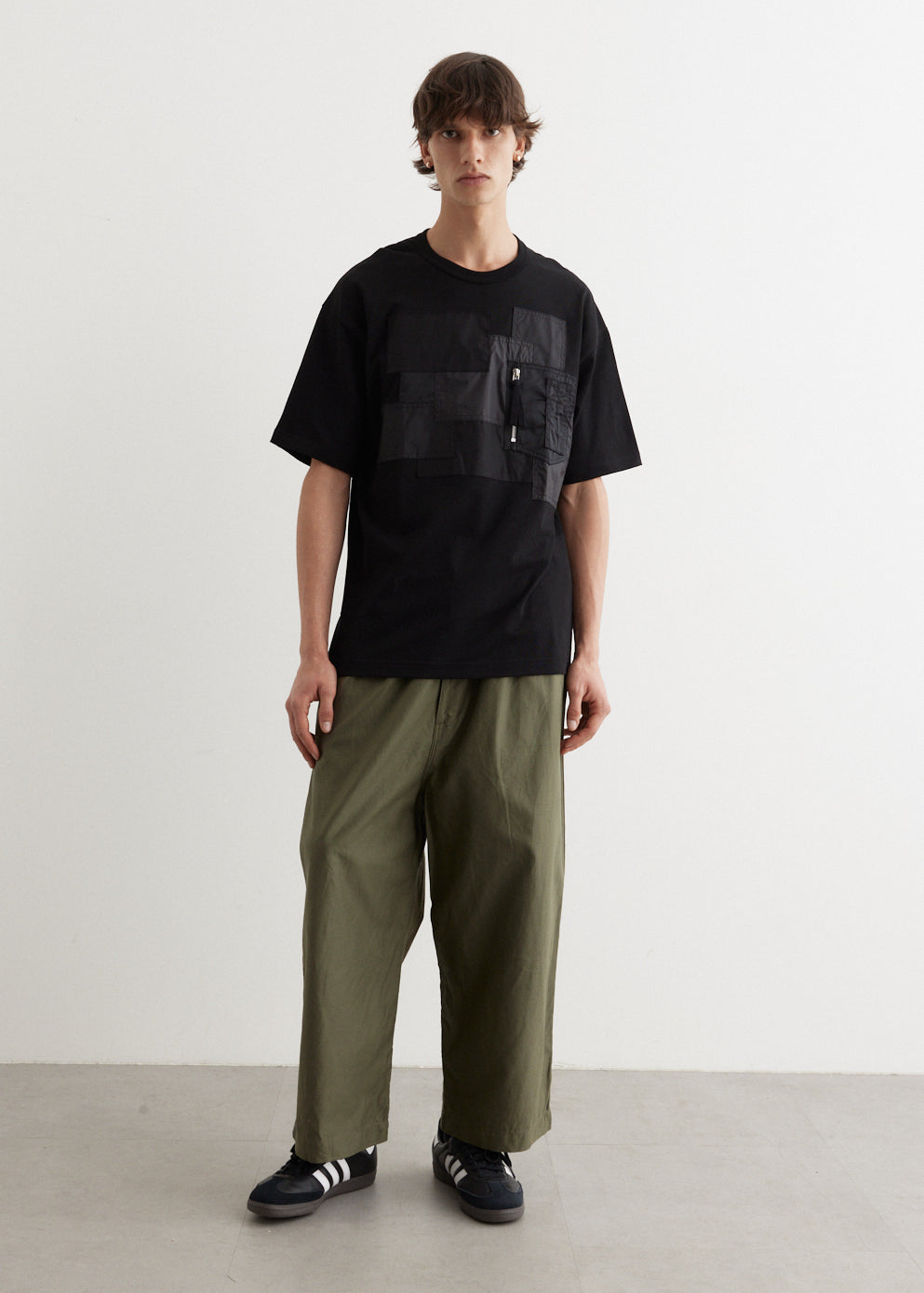 Multi Fabric Mix T-Shirt