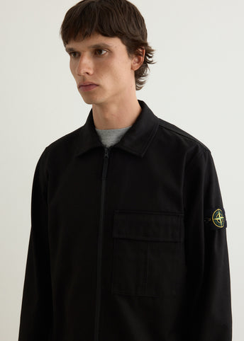 Panama Cotton Zip Overshirt