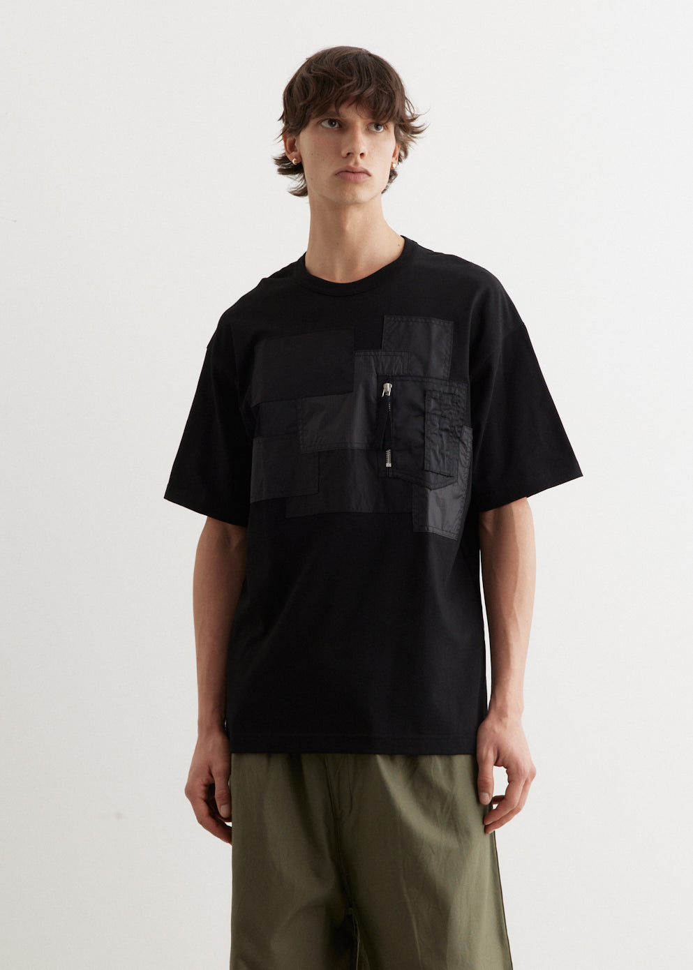 Multi Fabric Mix T-Shirt