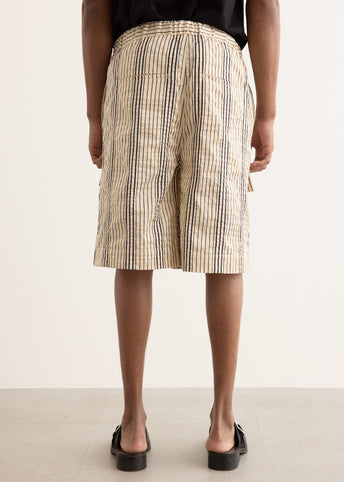 Rope Stripe Pocket Shorts