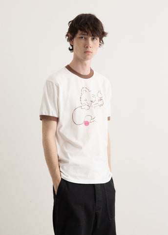 20/-Jersey RINGER T-Shirt 'Little Bear & Harmony'