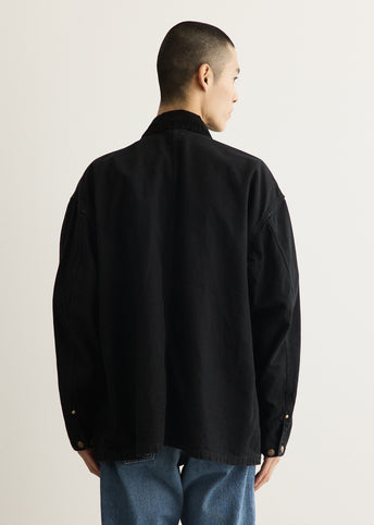 Relaxed Fit Oxford Coverall Jacket