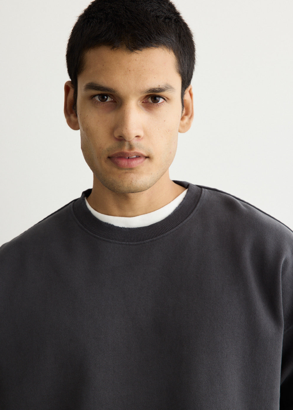 Bowery Garment Dyed Slash Sweatshirt