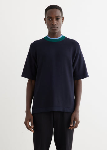 Cupro Garter Short Sleeve T-Shirt