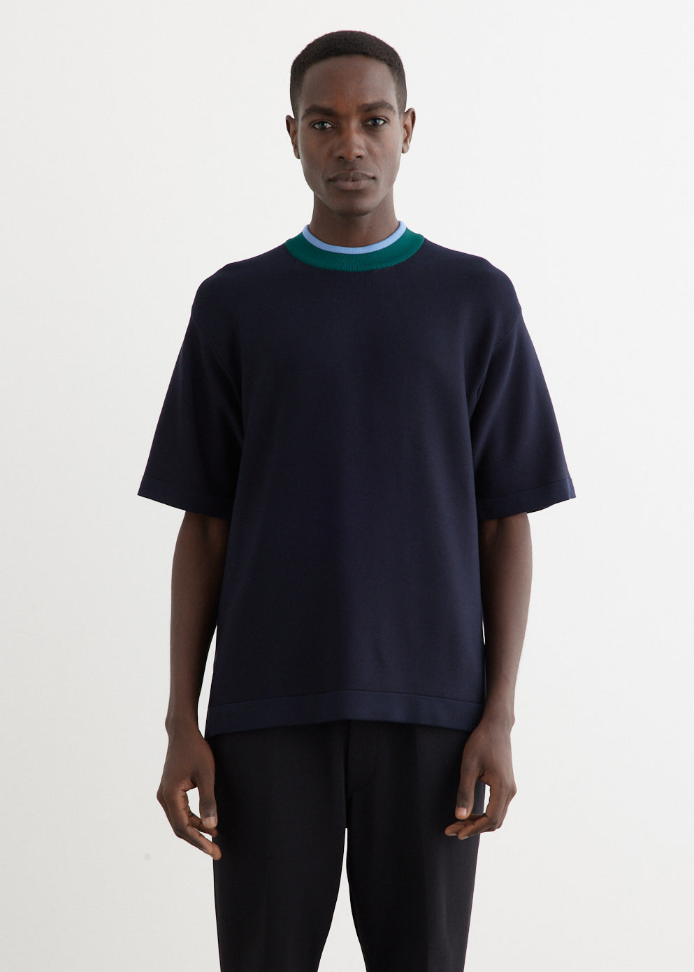Cupro Garter Short Sleeve T-Shirt