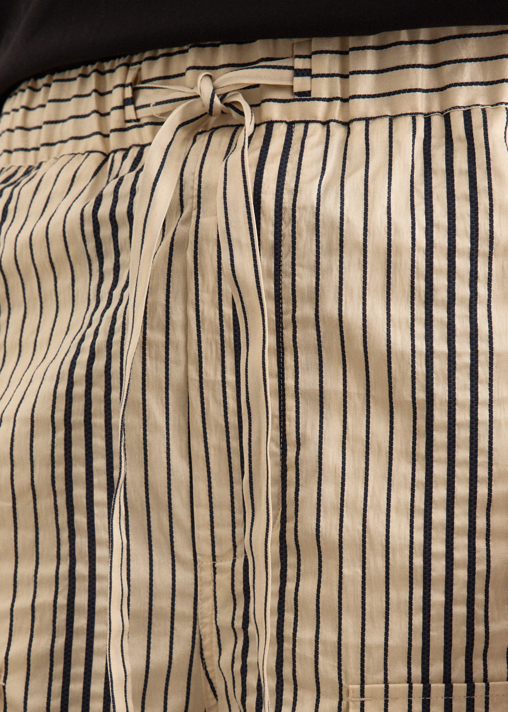 Rope Stripe Pocket Shorts