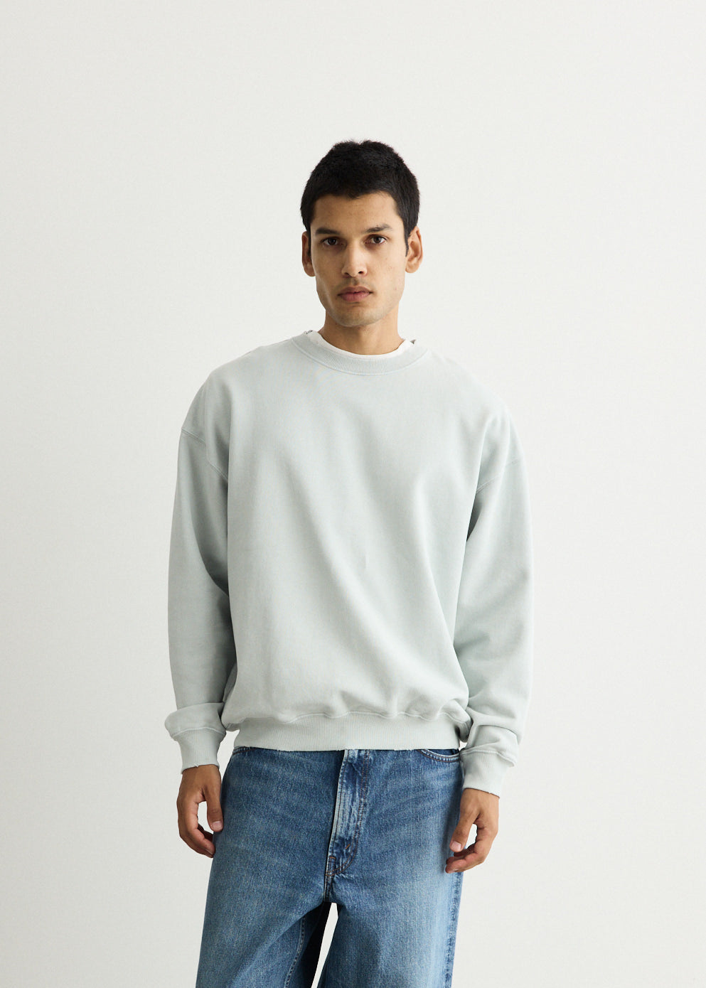 Bowery Garment Dyed Slash Sweatshirt