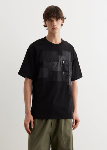 Multi Fabric Mix T-Shirt
