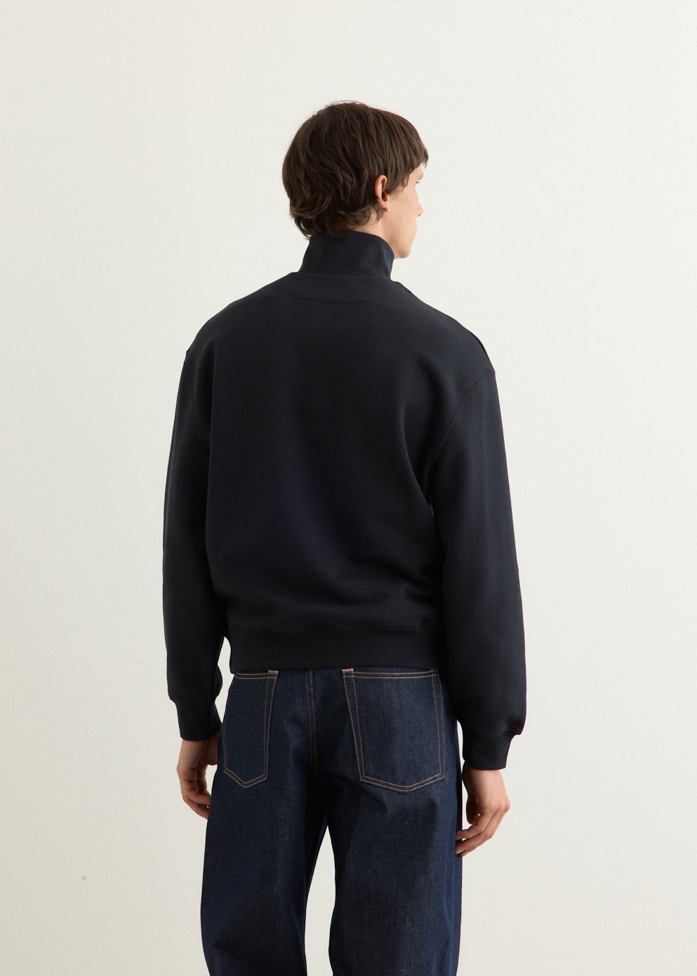 Double Fox Head Half Zip Comfort Sweatshirt